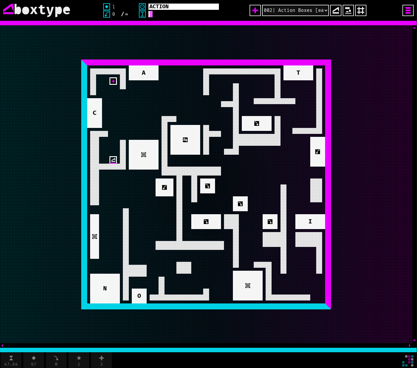 Screenshot of Boxtype Game