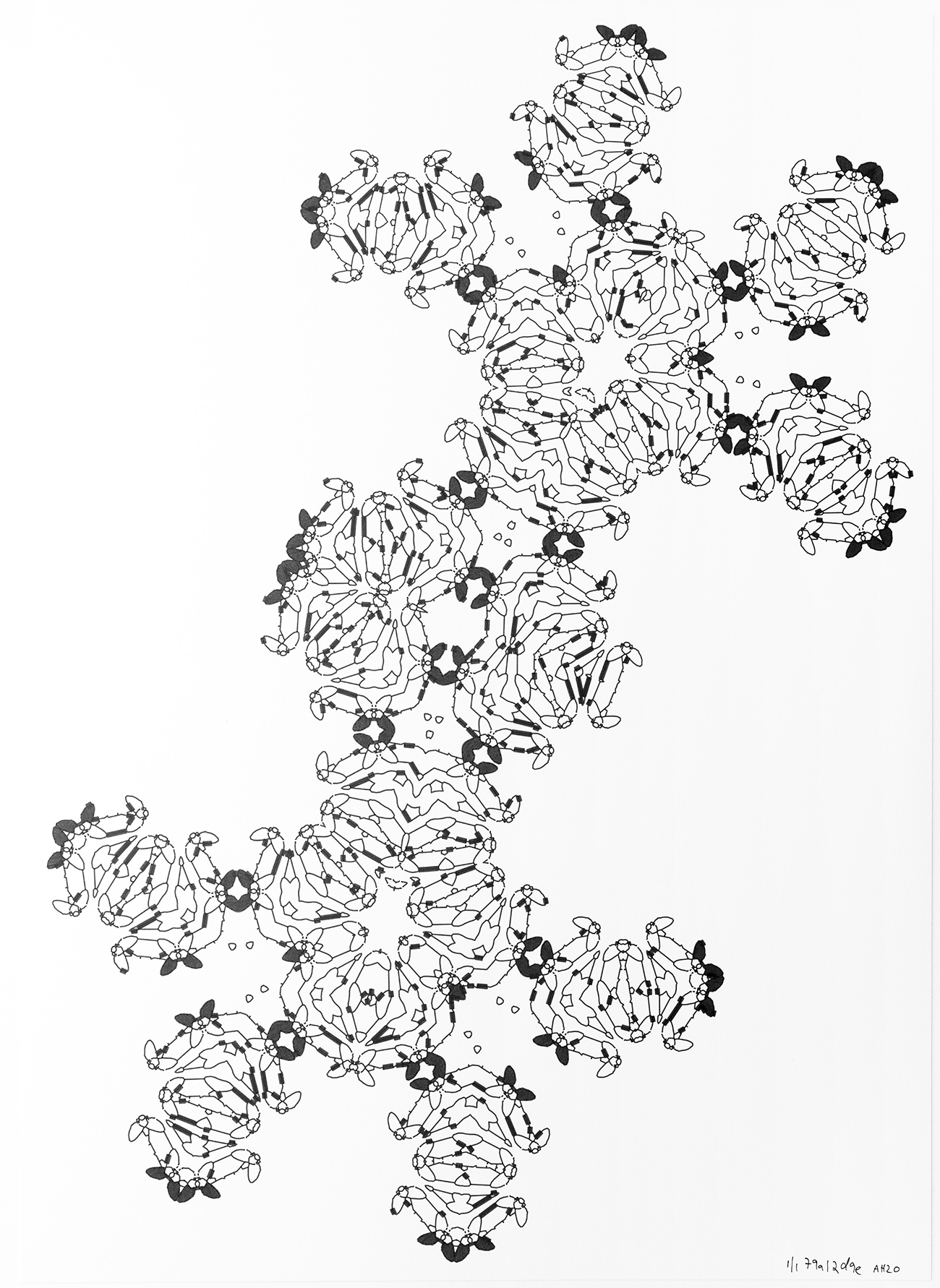 broken symmetry plotter drawing
