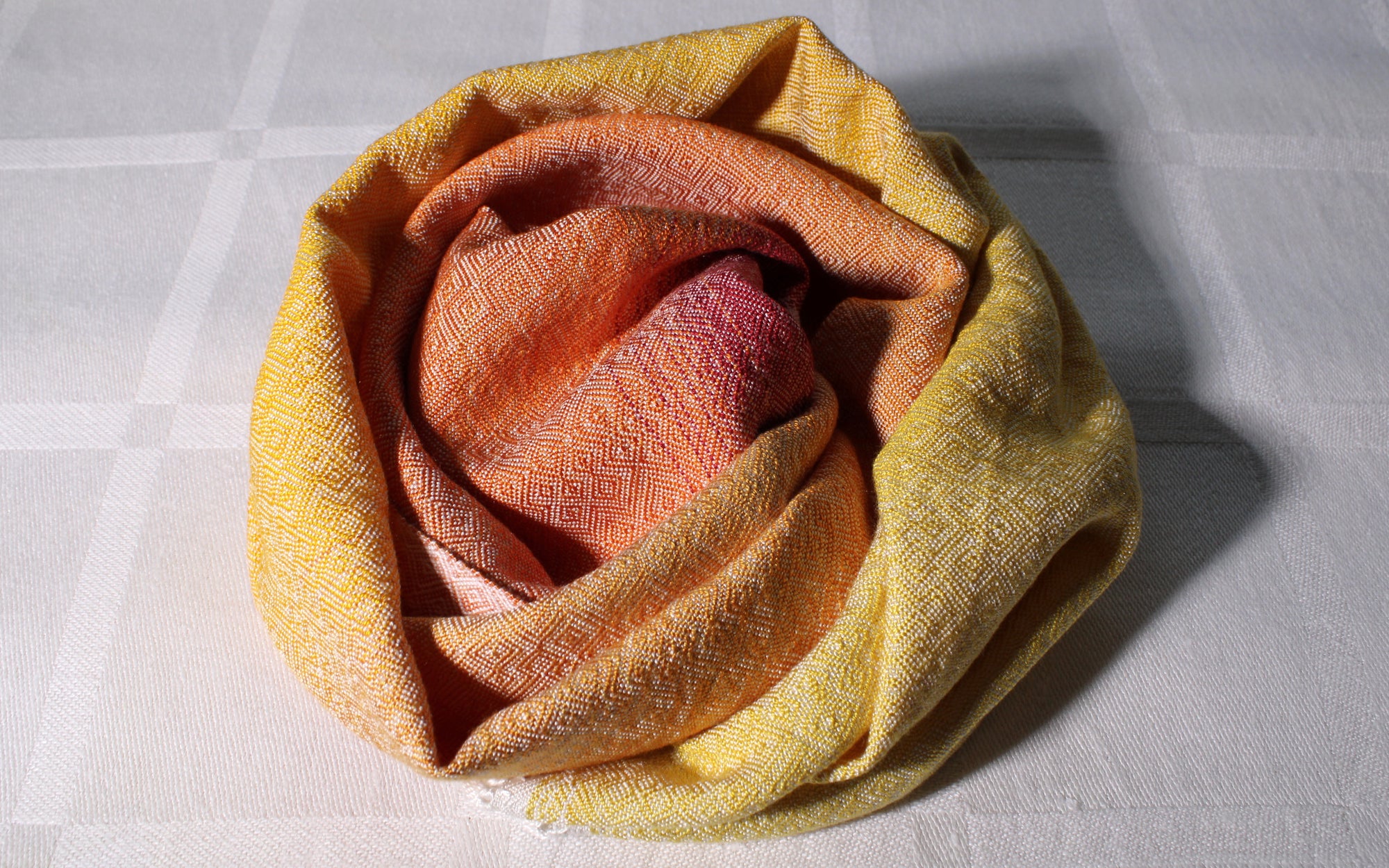 Sunny Silk Scarf by @Fibraquarelle