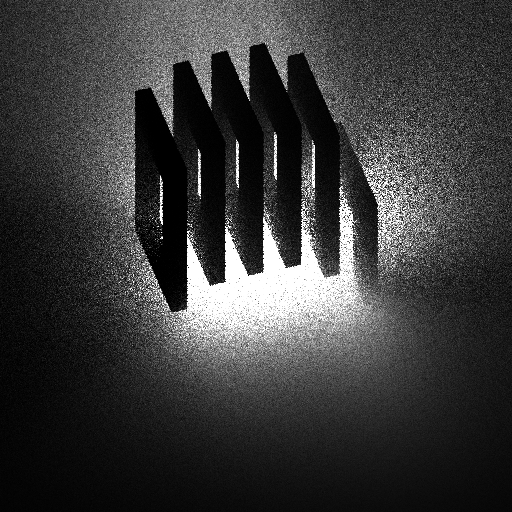 Volumetric light animation
